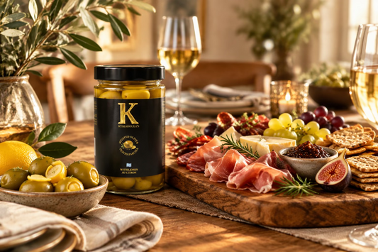 Olives stuffed with lemon